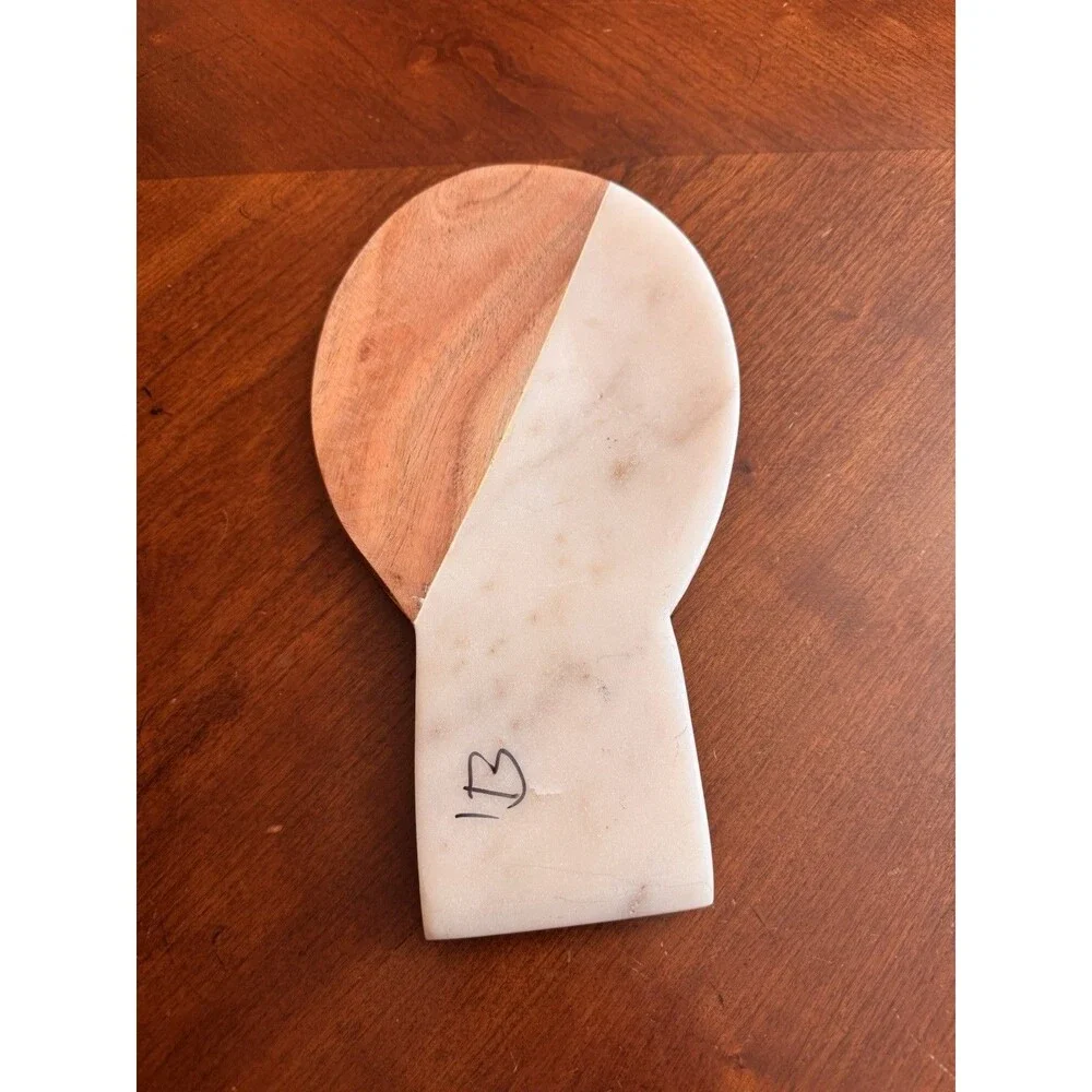 Mable/wood Spoon Test Metal Spoon Rest